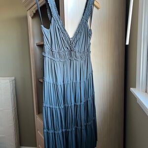 NWOT Velvet Modal Tiered Dress Size S
